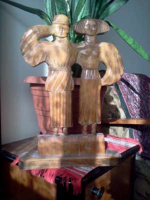 vand sculptura in lemn