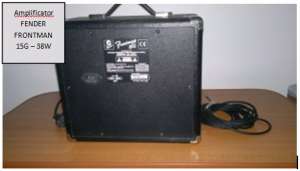 Amplificator FENDER Frontman 15G 38W,    inclus cablu de alimentare si cablu pentru chitara 6m