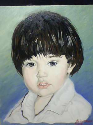poretrete in carbune,  pastel sau ulei