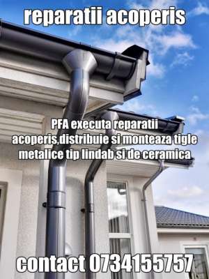 reparatii acoperis si montaj tigla metalica