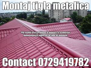 reparatii acoperis si montaj tigla metalica