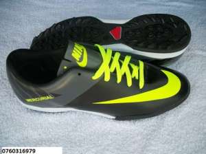 Adiasi Nike Mercurial negru-galben