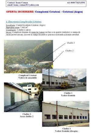 Inchiriere hala / birouri / spatiu comercial