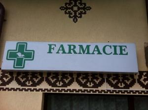 Panouri publicitare farmacie,  coafor,  frizerie