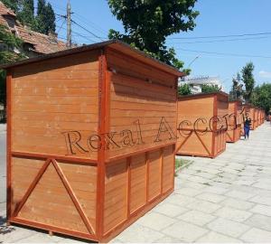 Casute de lemn pentru targ rexal ro,      Chioscuri comerciale din lemn