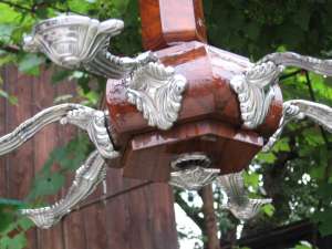 lustra cu 6 brate din metal necunoscut marcaj246