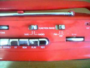 Radiocasetofon recorder stereo: AM/FM/SW,    marca Pawan.