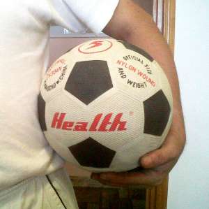Minge fotbal marca Health.