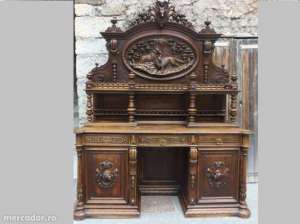 SALON DE VANATOARE HENRI II STEJAR 3000 EUROS
