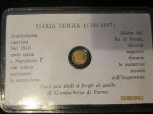 moneda aur Maria Luigia