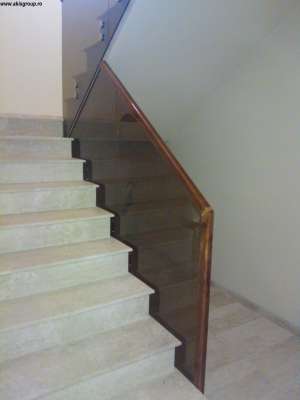 Facem balustrade cu sticla