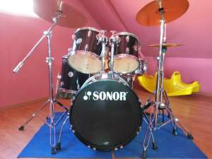 Tobe Sonor Force 505,    cu doua cinele (Black)