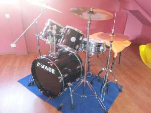 Tobe Sonor Force 505,    cu doua cinele (Black)