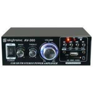 Skytec Amplificator cu radio, usb, mp3, slot card, tc...159 ron