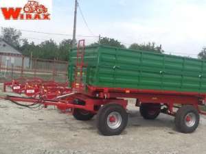 REMORCA TRANSPORT CEREALE WIRAX 8 t ,  cu 2 axe