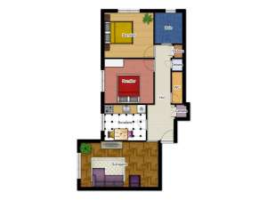 Str. Florin Ciungan - Str. Racari. Apartament 3 cam