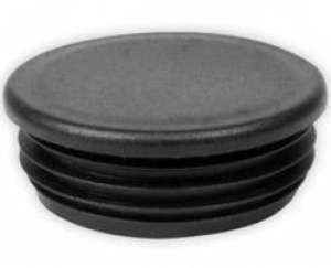 Capace din plastic negre  teava rotunda