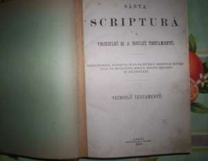 BIBLIE veche 1874 IASI