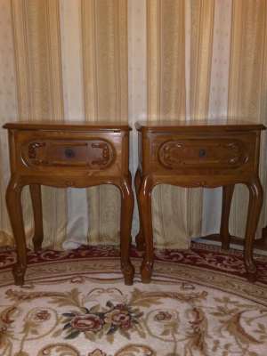 set birou si noptiere stil baroc-rococo-ludovic