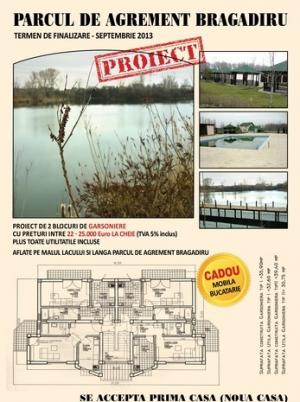 Apartamente 2 camere Bragadiru lac