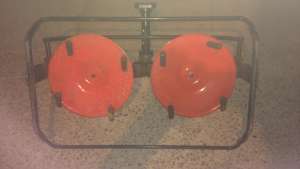 Cositoare 2 discuri rotative pentru motocultor