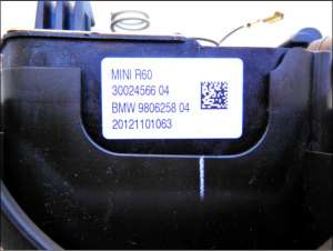 MINI COOPER S   airbag sofer  in 3 spite  2011-2014