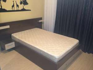 Mobila dormitor pat dublu cu saltea si dressing