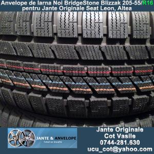 Jante Originale,  Seat,  Leon,  Altea,  Noi,  pe 16 inch cu Anvelope de Iarna Noi BridgeStone Blizza