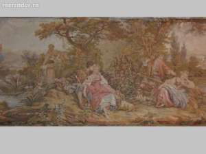 Tapiserie scena romantica 1m60 x 69,  150 euros