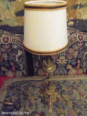 Lampa bronz picioare de lei
