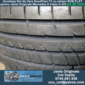 Jante Originale Mercedes,  S Class,  Model A 222 (2013),  Noi,  pe 20 inch,  cu Anvelope de Vara Goo