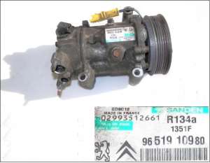 PEUGEOT 407 compresor clima AC model 2004-2009