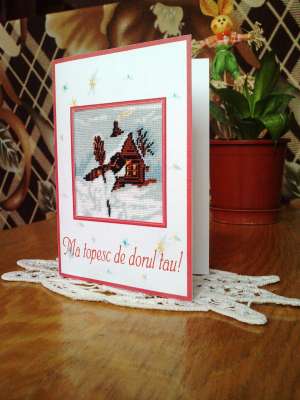 Felicitari handmade de Craciun