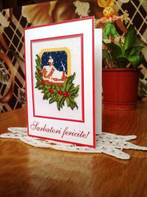 Felicitari handmade de Craciun