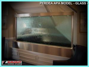 Perdea apa pe sticla model GLASS
