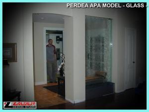 Perdea apa pe sticla model GLASS