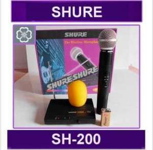 Set microfon profesional wireless SHURE SH 200 ,  receiver inclus. NOU.