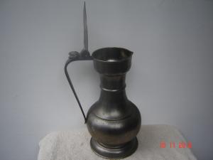 Cana din zinc masiv cu capac