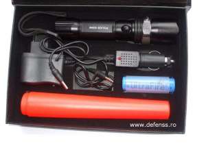 Lanterna baston reflectorizant