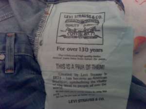 1 PANTALON BLUE JEANS NOU MARCA LEVI STRAUSS,  ORIGINAL.