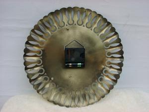 Deosebit ceas metalic de perete Richter Quartz (functional)