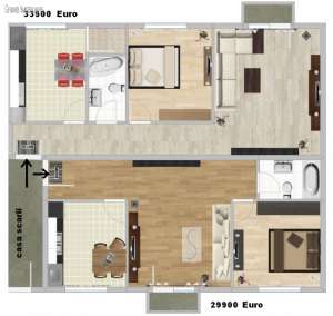 Apartamente noi Ghencea cu rate la dezvoltator