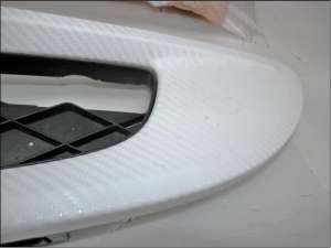 Smart ForTwo 451 grila masca fata efect carbon 2007-2013