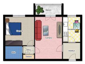 39900 Eur,  Str. Campia Libertatii.Ap. 2 cam, 45 mp