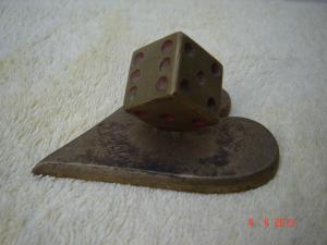 Bibelou mic bronz masiv (1940)