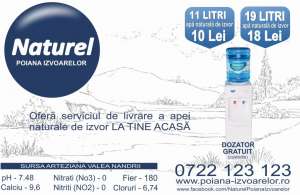 Livram apa plata la 11litri si 19litri ! Gratuit !