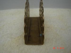Suport de servetele din bronz masiv (lucrat manual)