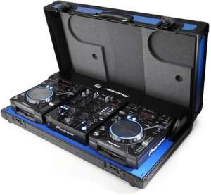Limited Edition; 2 X Pioneer Black CDJ-400 Pro Player and Pioneer DJM-400 with Flight Case,  Newly R