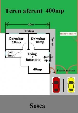 Vand Apartament 2 camere,  80 mp.