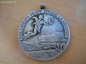 Medalion anrgint Carol ! 1913